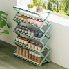 Shoe rack dust cover, household simple door, dormitory shoe cabinet, multi-layer bedroom storage rack plastic gasket 0819 Item Picture